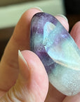 Large rainbow fluorite tumbled stone 18 new