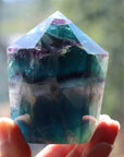 Chunky rainbow fluorite tower 2 new