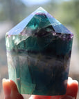 Chunky rainbow fluorite tower 2 new