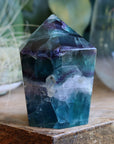 Chunky rainbow fluorite tower 2 new