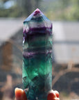 Rainbow fluorite tower 16 new