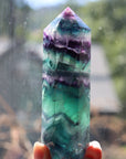 Rainbow fluorite tower 16 new