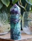 Rainbow fluorite tower 16 new