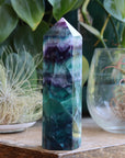 Rainbow fluorite tower 16 new