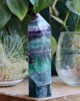 Rainbow fluorite tower 16 new