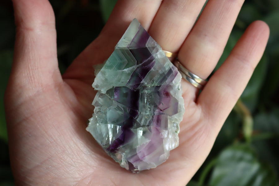 Semi polished rainbow fluorite 1 new