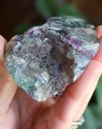 Semi polished rainbow fluorite 3 new