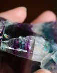 Semi polished rainbow fluorite 3 new