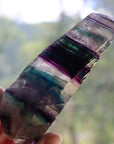 Semi polished rainbow fluorite 3 new