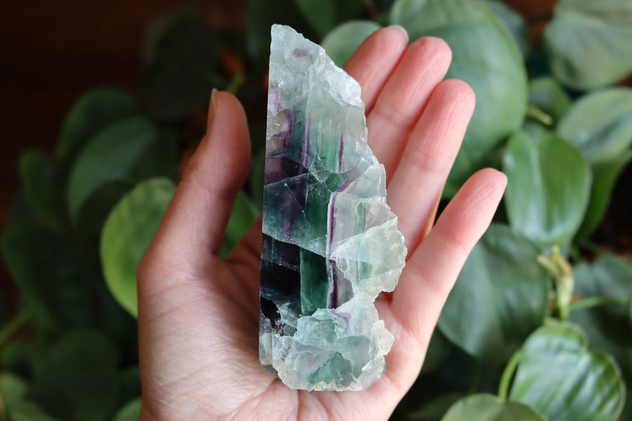 Semi polished rainbow fluorite 4 new