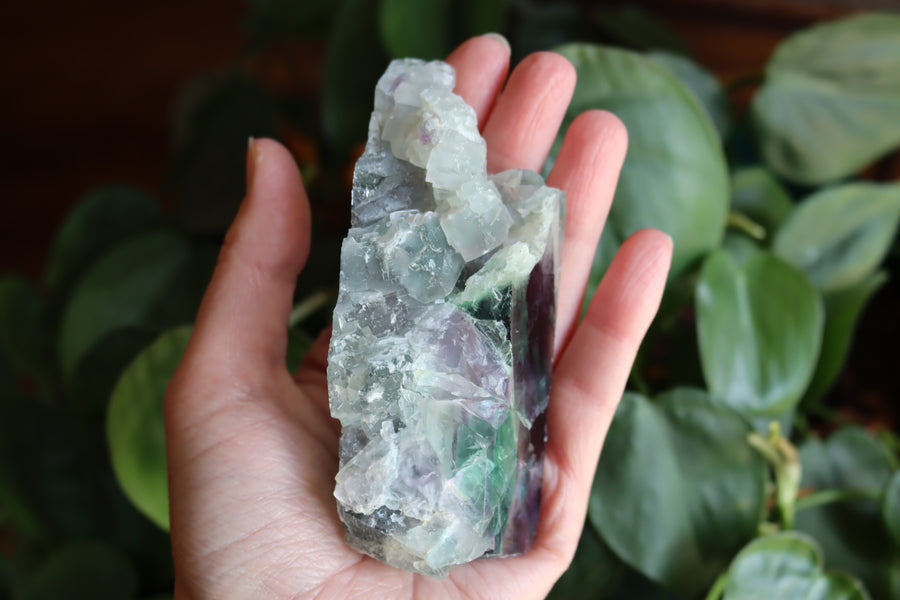 Semi polished rainbow fluorite 4 new