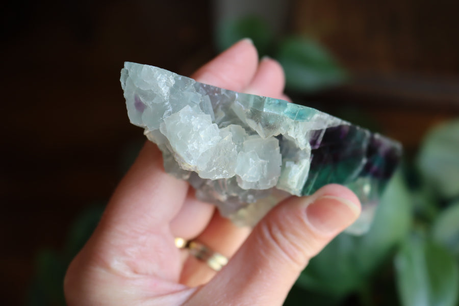 Semi polished rainbow fluorite 4 new