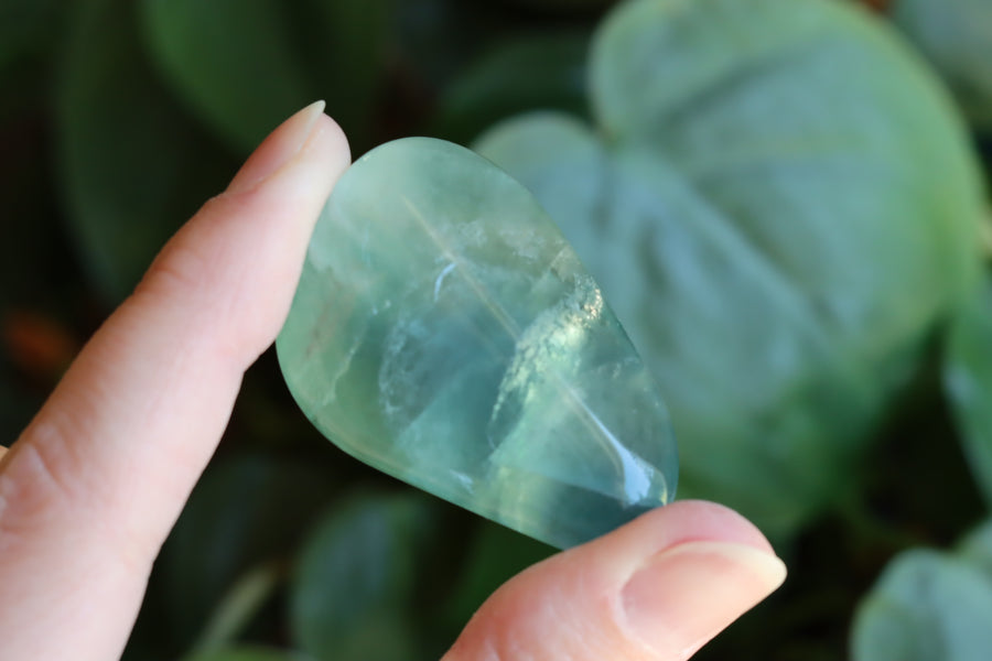 Large rainbow fluorite tumbled stone 17 new