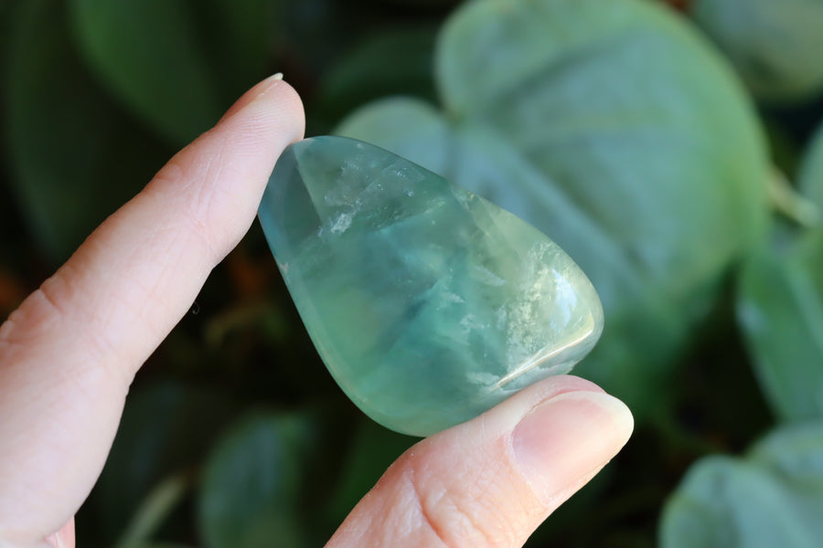 Large rainbow fluorite tumbled stone 17 new