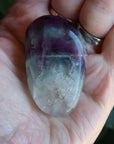 Large rainbow fluorite tumbled stone 18 new