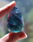 Large rainbow fluorite tumbled stone 20 new