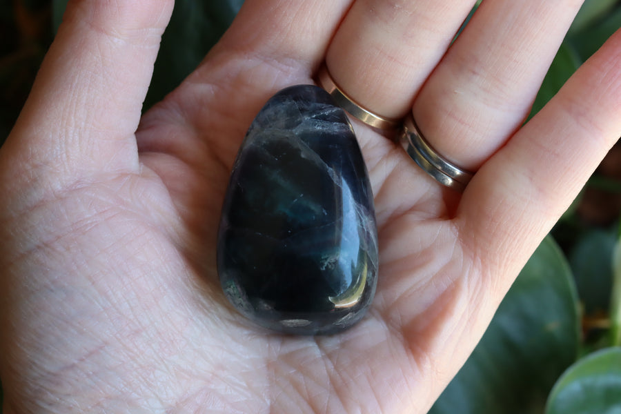 Large rainbow fluorite tumbled stone 20 new