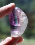 Large rainbow fluorite tumbled stone 19 new