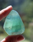 Large rainbow fluorite tumbled stone 21 new