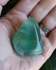 Large rainbow fluorite tumbled stone 21 new