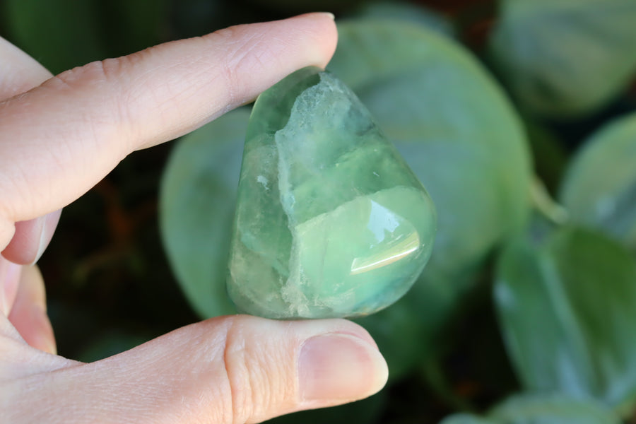 Large rainbow fluorite tumbled stone 21 new