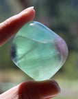 Large rainbow fluorite tumbled stone 23 new