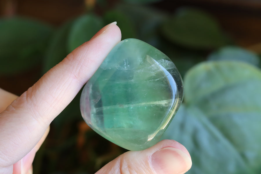 Large rainbow fluorite tumbled stone 23 new