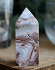 Crazy lace agate tower 12 new