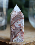 Crazy lace agate tower 12 new