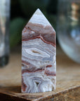 Crazy lace agate tower 12 new