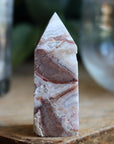 Crazy lace agate tower 12 new