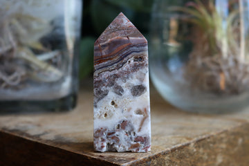 Crazy lace agate tower 13 new