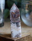 Crazy lace agate tower 13 new