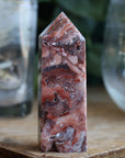 Crazy lace agate tower 14 new