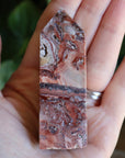 Crazy lace agate tower 14 new