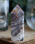 Crazy lace agate tower 15 new