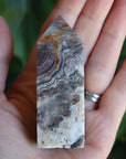 Crazy lace agate tower 15 new