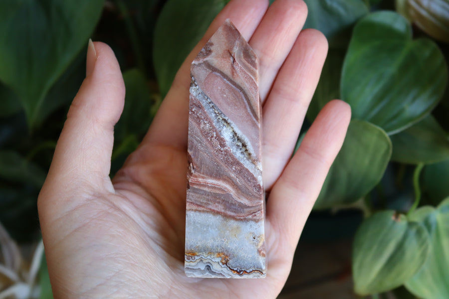 Crazy lace agate tower 17 new