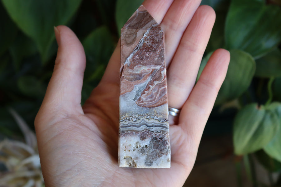 Crazy lace agate tower 17 new