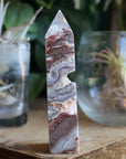 Crazy lace agate tower 18 new