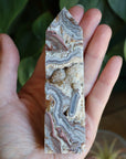 Crazy lace agate tower 18 new