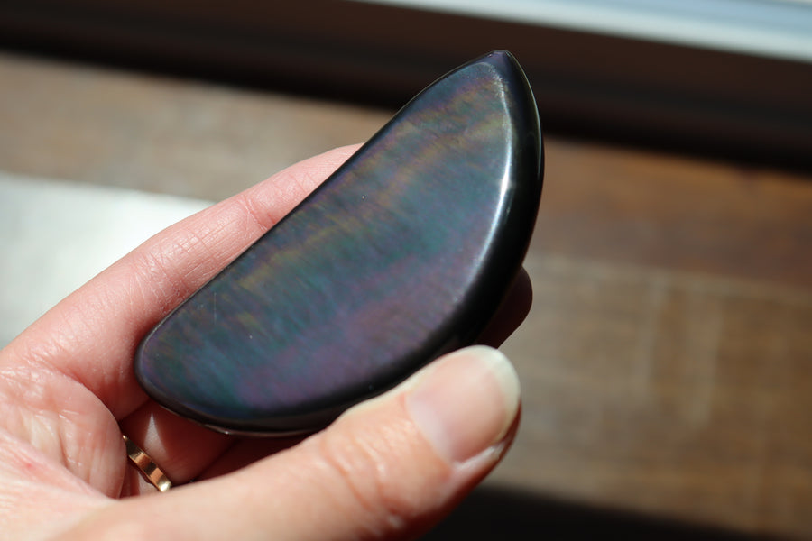 Rainbow obsidian moon 6 new