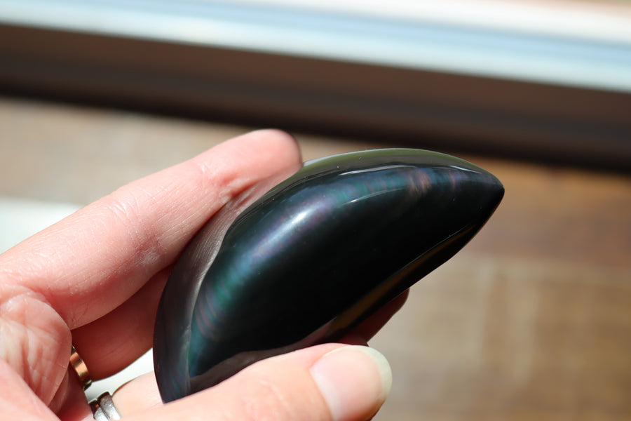 Rainbow obsidian moon 6 new