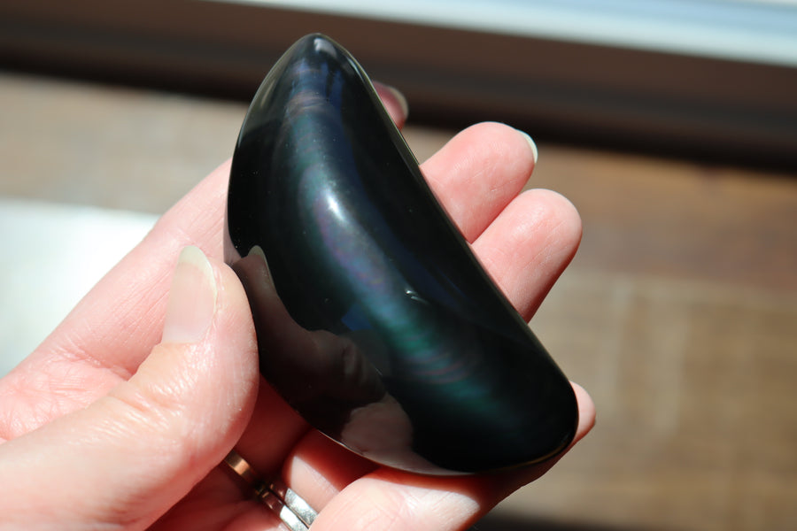 Rainbow obsidian moon 6 new