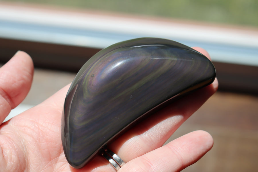 Rainbow obsidian moon 7 new