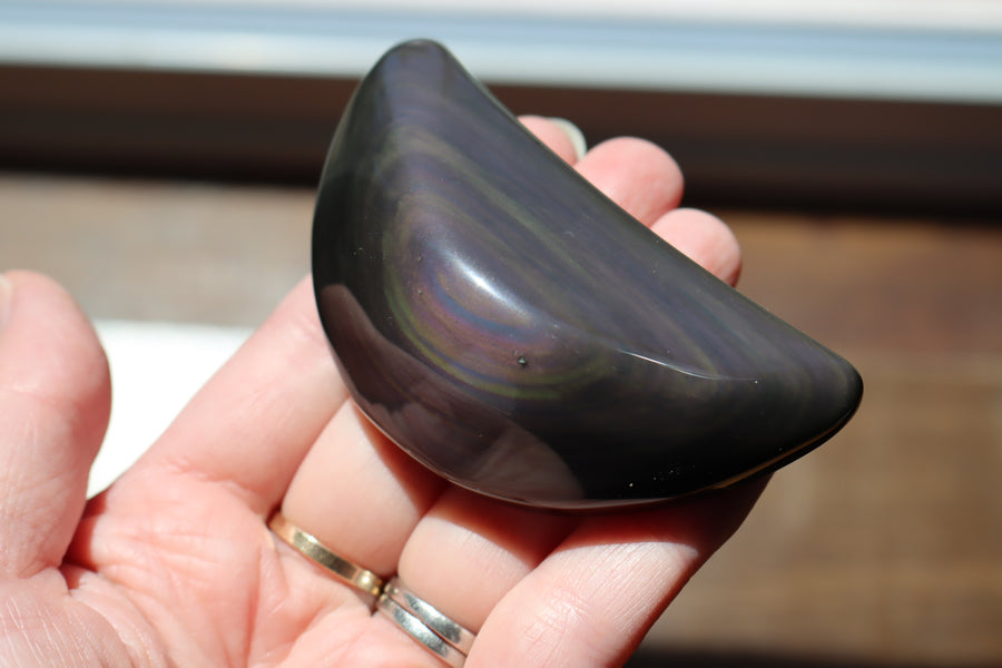 Rainbow obsidian moon 7 new