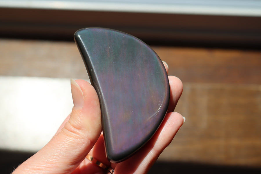 Rainbow obsidian moon 7 new