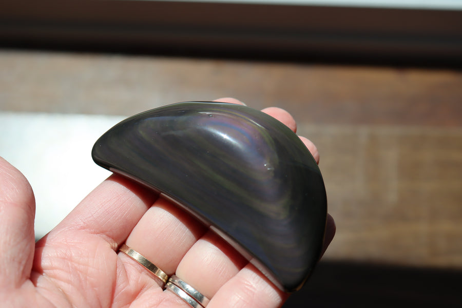 Rainbow obsidian moon 7 new