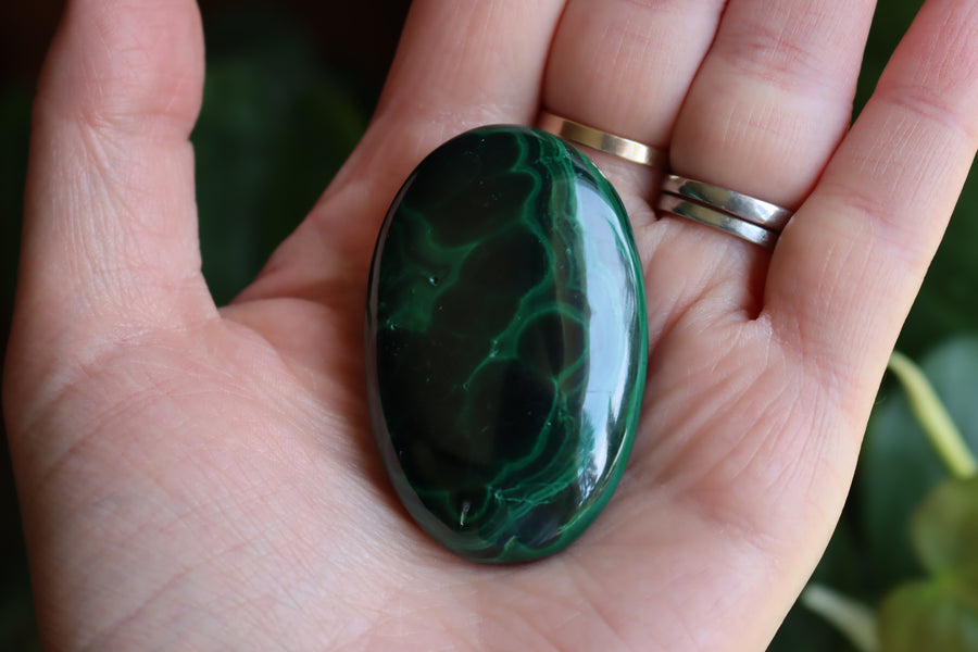 Malachite pocket stone 7 new