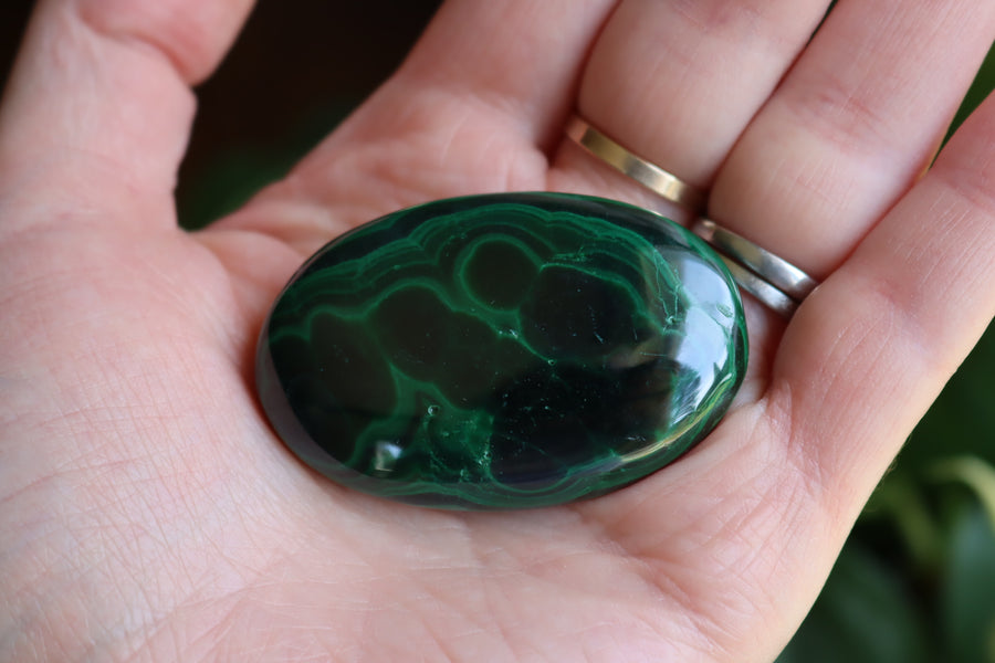 Malachite pocket stone 7 new